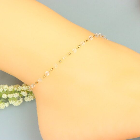 "Handmade Anklet – A Stylish Choice for Women, Thoughtful Gift Idea, EVCH1406 - Picture 4 of 10